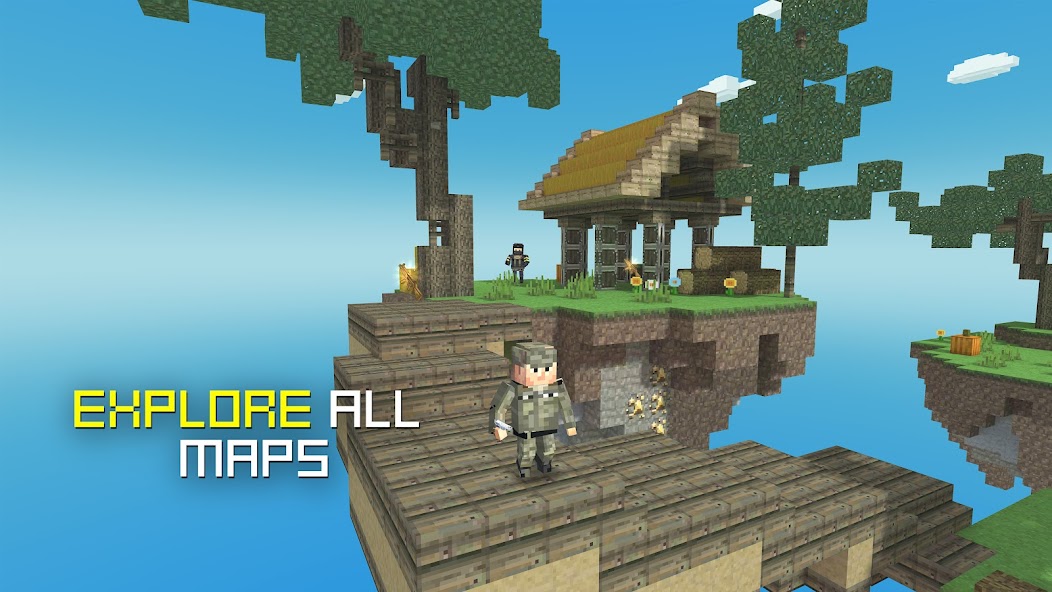 Blocky Gun FPS Wars gameplay screenshot