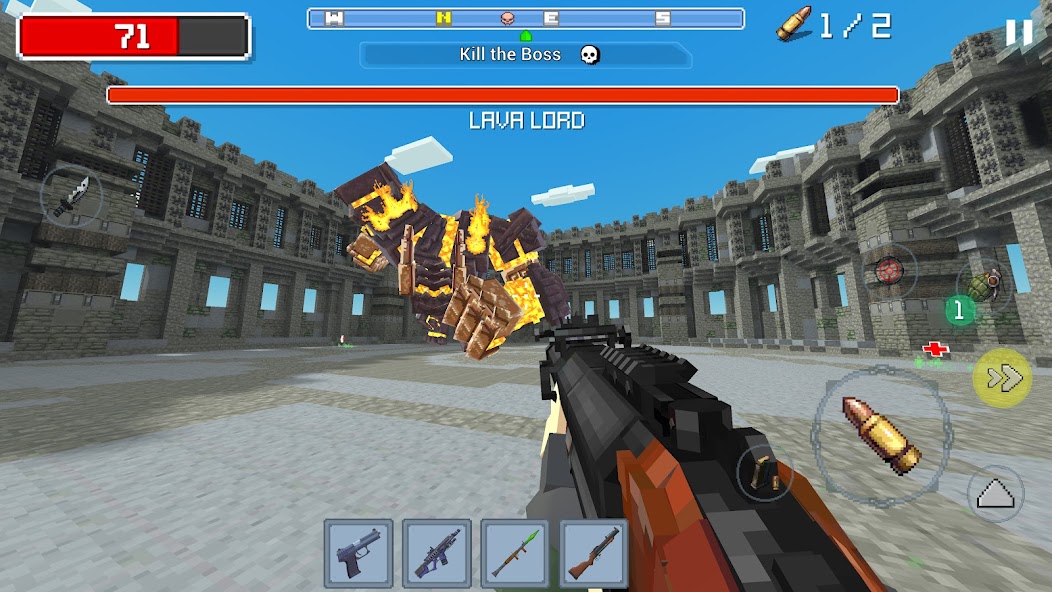 Blocky Gun FPS Wars combat screenshot